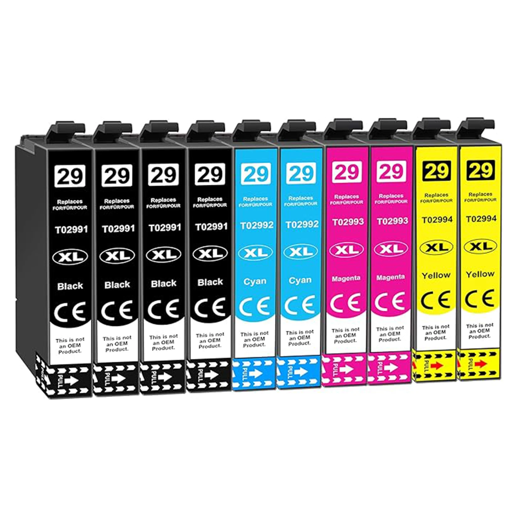 Jhaan Multipack 29XL Printer Cartridges Compatible with Epson 29XL for Epson XP-342 XP-332 XP-442 XP-445 XP-245 XP-435(10Pack)