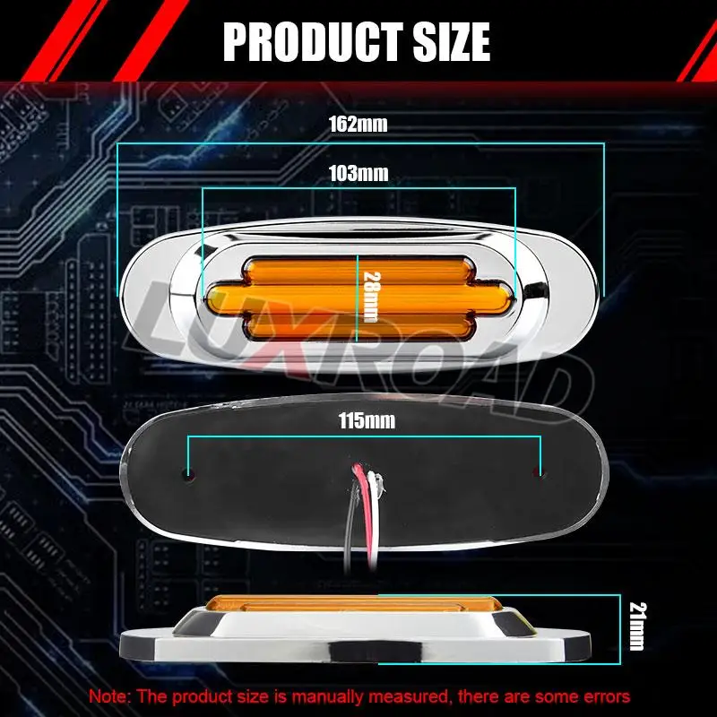 2/4pcs 16 LED  Ŀ   극ũ ȣ    ڵ Ʈ ATV ƮϷ Ʈ Ʈ