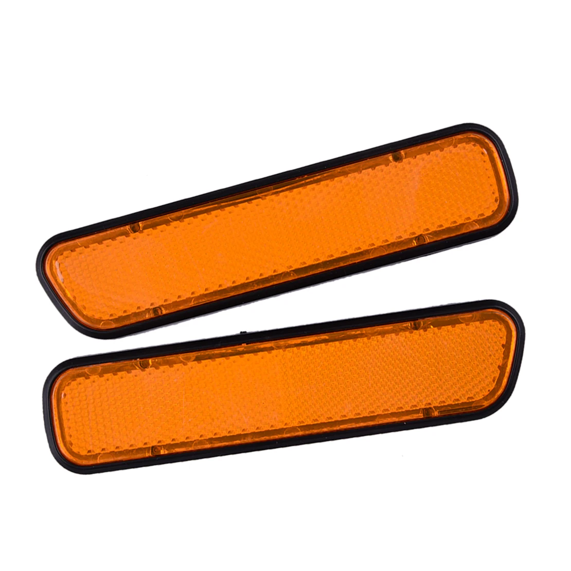 

1 Pair Universal Fender Side Reflector Reflective Sticker Marker for Car Trailer Motorcycle Amber