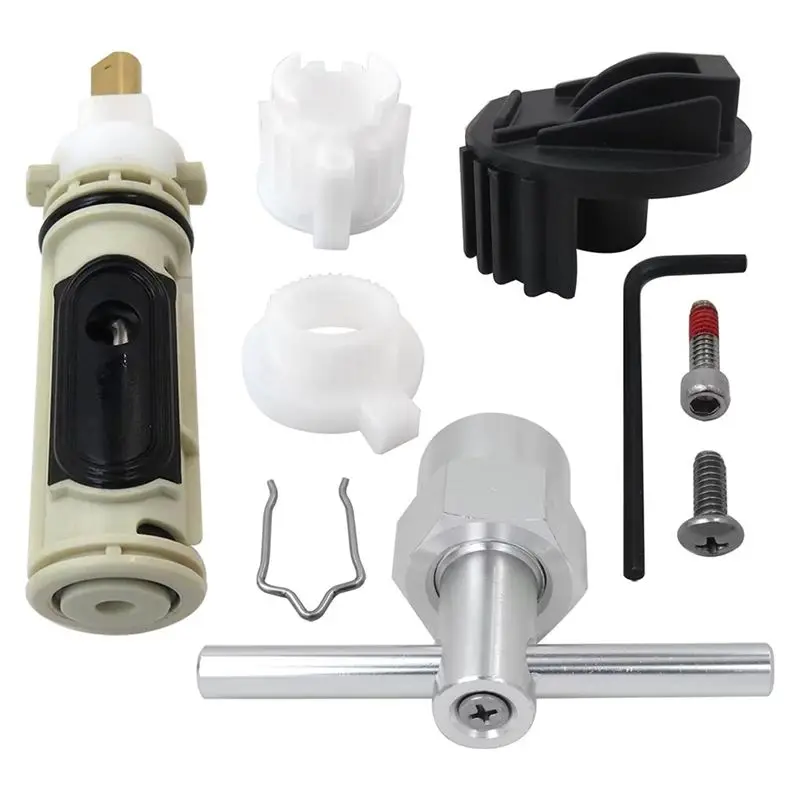 AEE4-교체용 카트리지 1 222용 제거 도구 104421 및 샤워 시스템용 핸들 어댑터 키트 116653 - 화상 방지 장치