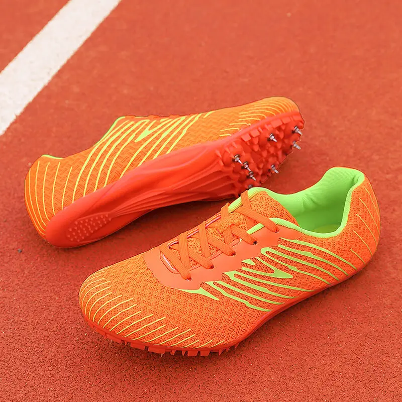 

Spikes Men Women Sprint Track Field Shoes Professional Competition Nail Sports Shoes Students Test Running Shoes Jump Training