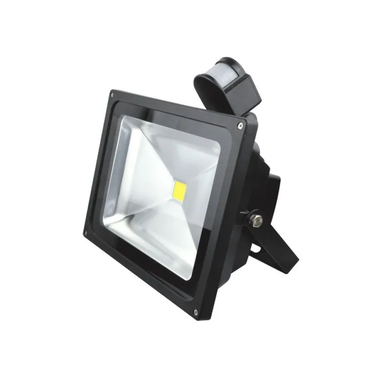 LED 투광등 10W 20W 30W 50W PIR 적외선 모션 센서 220V 야외 방수 보안등 (조경 조명용)
