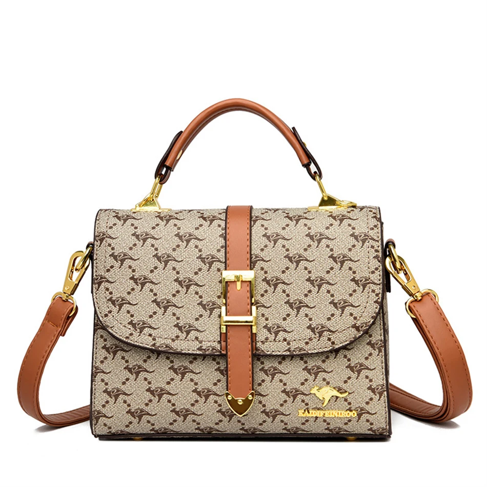 thumbnail image 1 of Bolso bandolera de piel sintética de moda para mujer, bolsos de mano de alta calidad para mujer, bolsos cruzados de diseñador de lujo para mujer 2024, 1 of 5