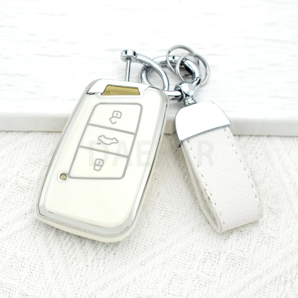 Pink TPU Car Key Case Cover with Enhanced Style and Protection