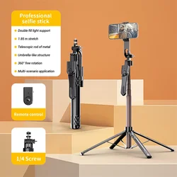Extendable Selfie Stick Tripod with Remote Control and Panoramic Ball Head Holder (Upgrade version)