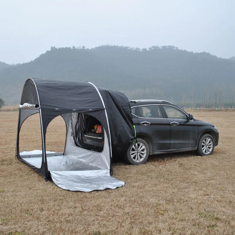 

SUV Car Rear Tent Bicycle Storage Tent Outdoor Camping Hiking Multi-purpose Large Waterproof Awning Awning Car Trunk Tent
