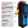 DXF 6S Lipo 22.2V 7000mAh 10000mAh 5200mAh Softcase Battery with XT60 EC5 XT90 for Car Truck Tank RC Buggy Truggy Racing Hobby 5