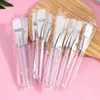 2/5/10pcs Facial Mask Brushes Transparent Crystal Rod Face Applicator Brush for Face Mask Application or DIY Mask  Makeup Tools 1