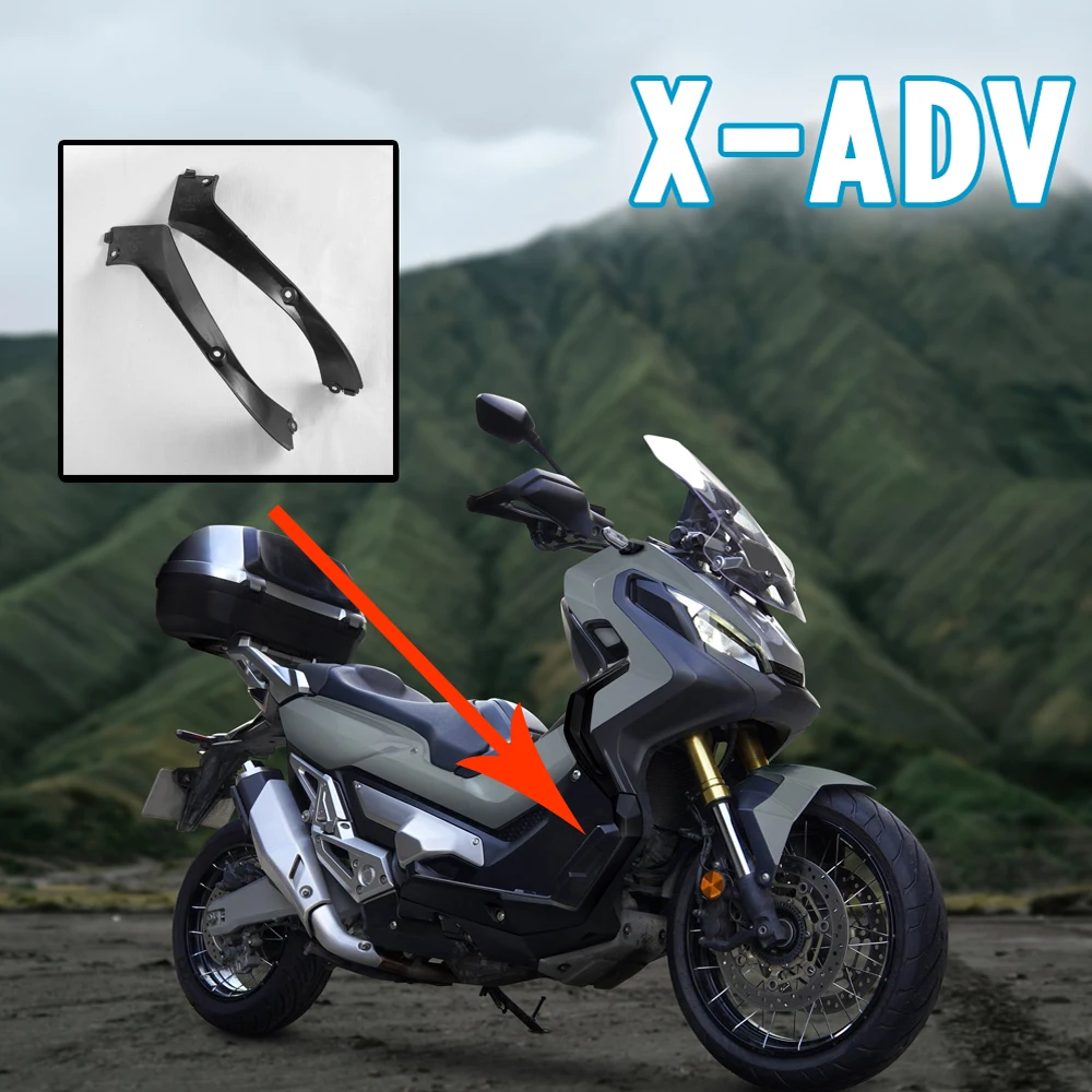 

For Honda X ADV X-ADV 750 XADV 2017 2018 2019 2020 Motorcycle Bottom Pocket Inner Side Cover Unpainted Accessories