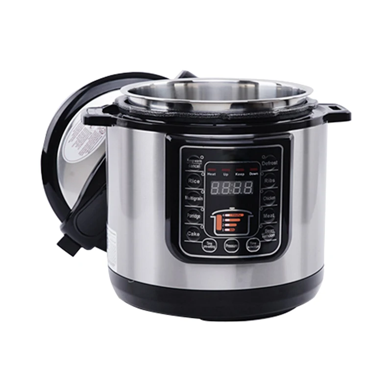 12L Multifunctional Electric Pressure Cooker Instantaneous Programmable Timing Automatic Stainless Steel Cooker