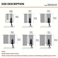 2pcs Santa Claus and Snowman Printed Curtain for Christmas Home Decor - Rod Pocket Window Treatment for Bedroom, Office, Kitchen 2