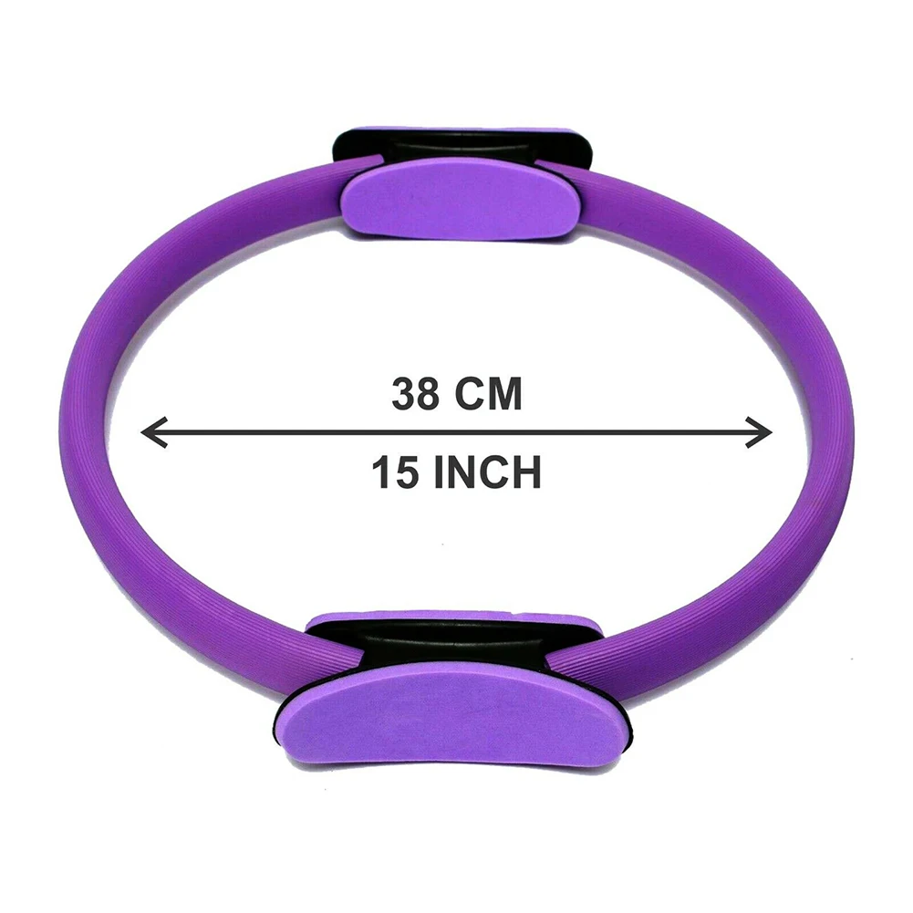 Pilates Circle Yoga Fitness Ring Home Gym Workout Pilate Accessories Exercise Resistance Elasticity yoga circle pilates ring