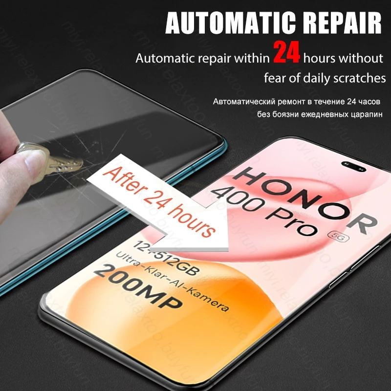 Advanced 6-in-1 999D Soft Hydrogel Film Curved Screen & Camera Protector