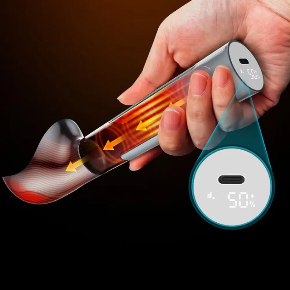 Rechargeable Heated Scoop Adjust Temperature LED Display Self Warming Spoon Waterproof Rapid Heating Electric Preheat Scooper