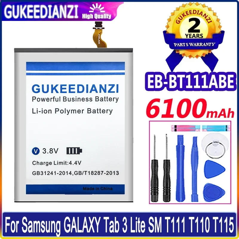 Batteria Tablet Eb-Bt111Abe Per Samsung Galaxy Tab 3 Lite Sm T111 T110 T115 6100Mah Batteria