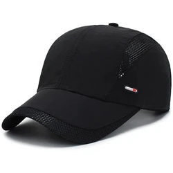 Breathable Quick-Dry Adjustable Sun Hat (Black)