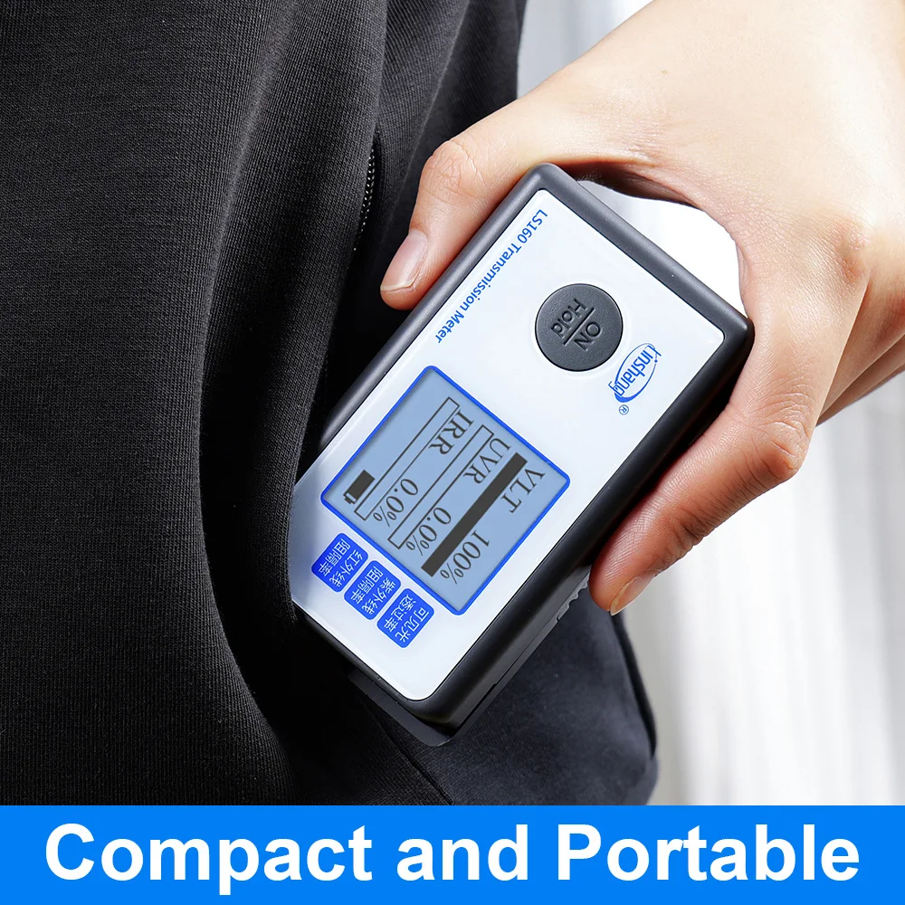 Transmission Meter Solar Film Tester Window Tint Meter Infrared Rejection UV Protection Rate Light Transmittance LS160 LS160A
