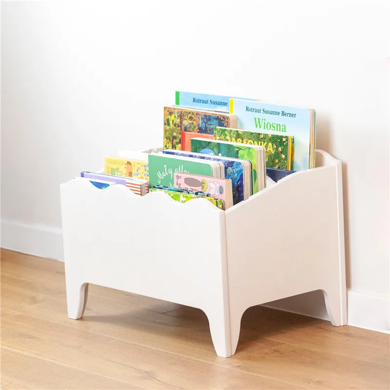 Wooden Bookcase Bookshelf plywood with rear storage Furniture