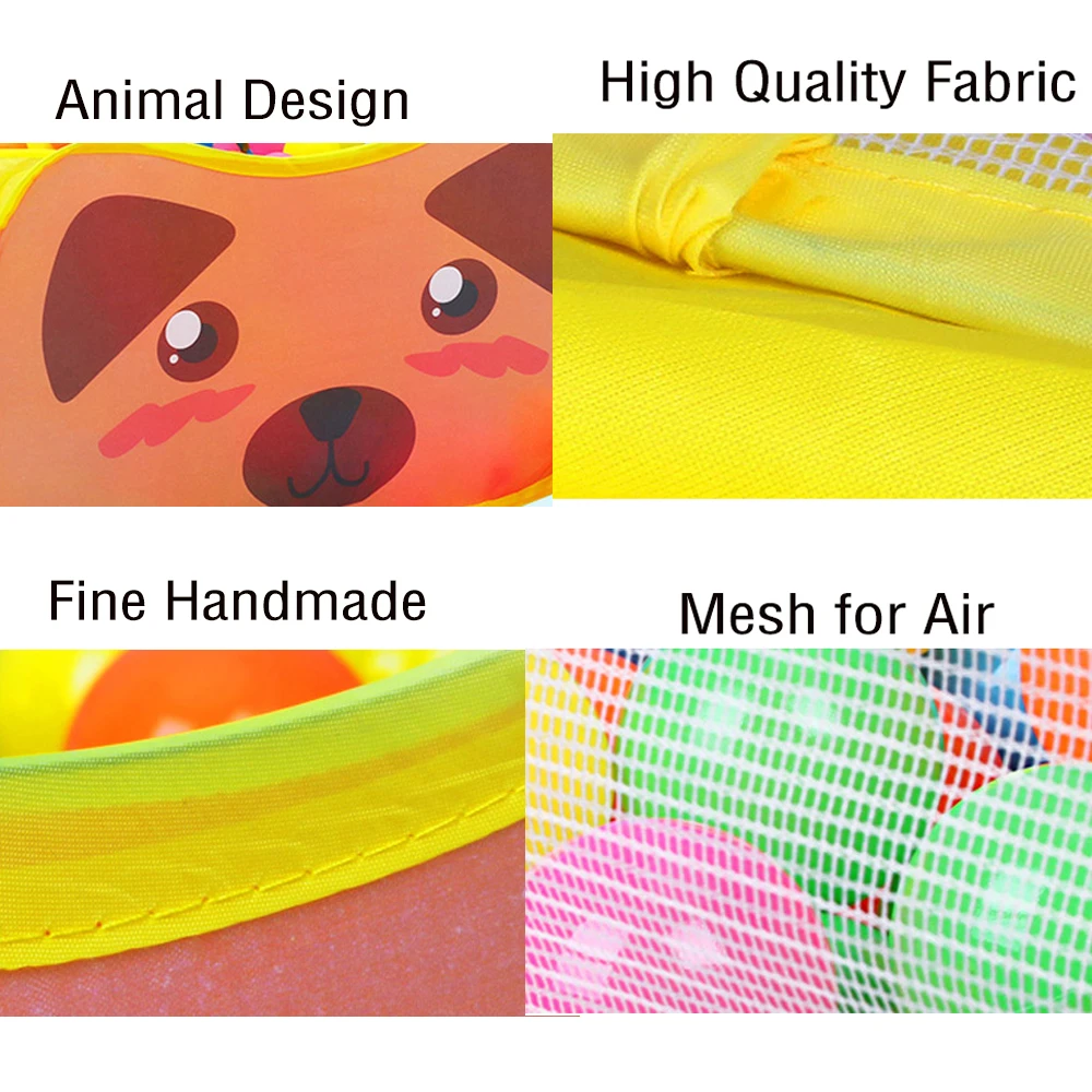 1.2M Baby Big Ocean Ball Pit Playpen Tent Indoor Outdoor Toys Animal Ball Pool with Basket for Kids Children Playtent Kids Gift 5
