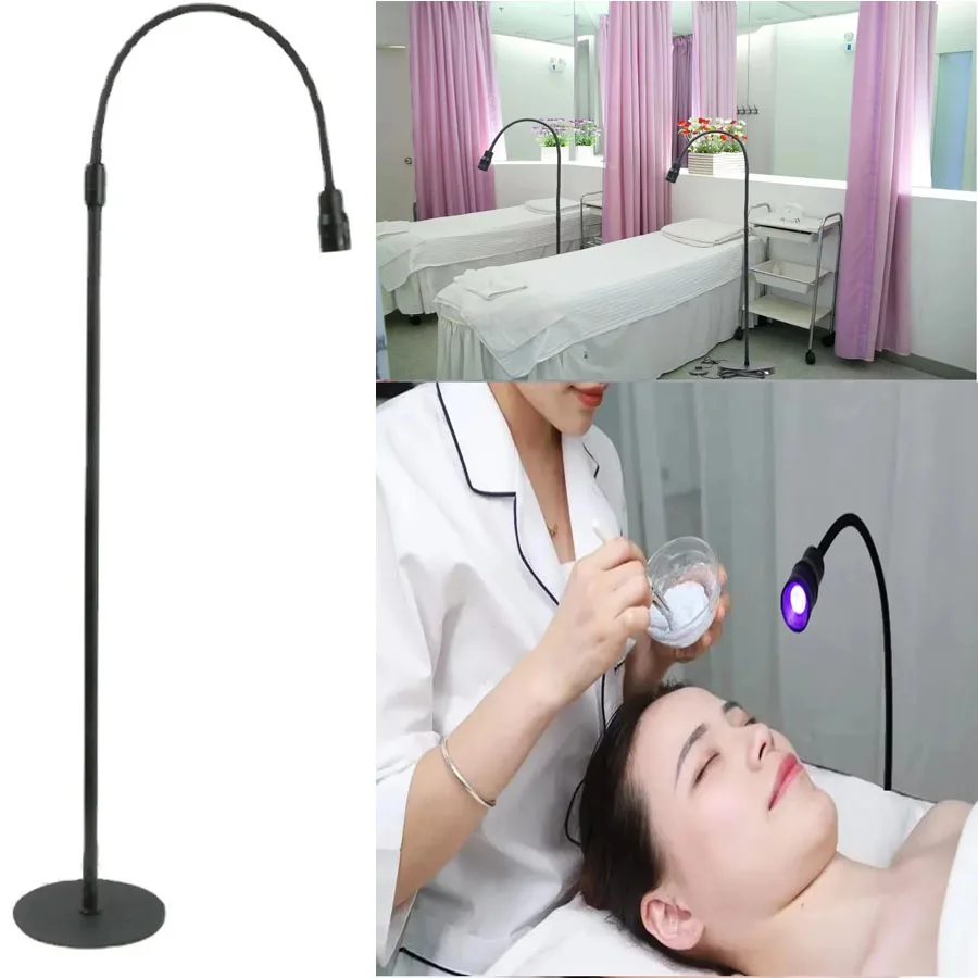UV Curing Lamp 5W USB False Eyelashes UV Glue Curing Spotlight Regulation Beamlight uv Eyelash Nail Eyelash Grafting Foot Pedal