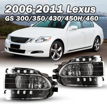 For Lexus GS Series GS300 GS430 2006 2007 2008-2011 Front Bumper Foglight Fog Light Fog Lamps Foglamp DRL Daytime Running Light 1