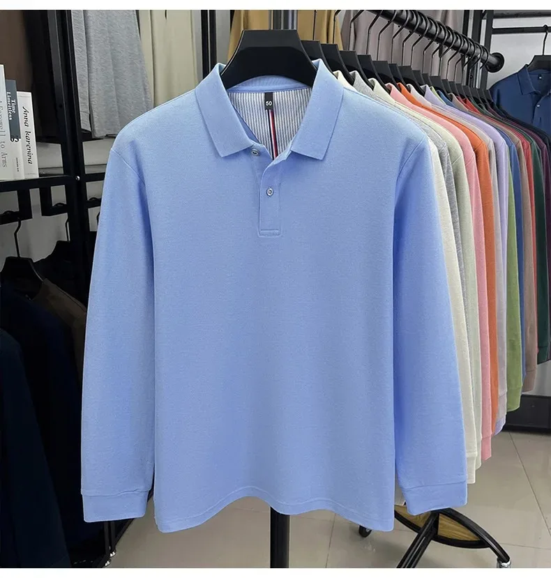 Men’s 100 percent cotton polo shirt for simple outfits