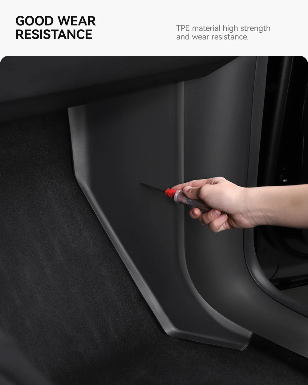 Center Console Side Anti-kick Pads For Tesla Model Y Juniper 2021-2025 Car Fron