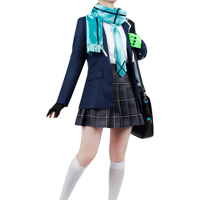 

Game Blue Archive Sunaookami Shiroko Kuromi Serika Takanashi Hoshino Cosplay Costume School Uniforms Halloween Carnival Outfits