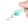 1PC Handmade Calligraphy Signature Writing Fountain Pen Painting Supplies Filling Ink Glass Dip Pen 5