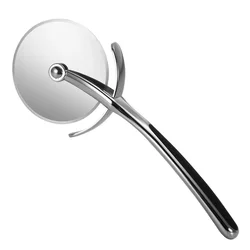 Stainless Steel Pizza Cutter with Zinc Alloy Handle - Wheel Knife (1pcs)