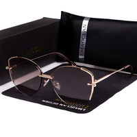 Nouvelles Lunettes de Soleil Femme 2026 de Luxe en Nylon et Métal, Style Vintage, de Marque Designer, Protection UV400, pour Dames 1