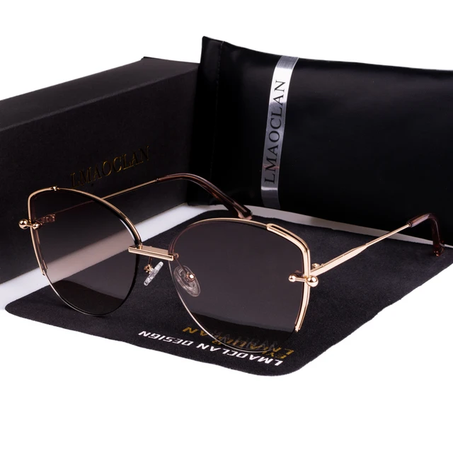 Nouvelles Lunettes de Soleil Femme 2026 de Luxe en Nylon et Métal, Style Vintage, de Marque Designer, Protection UV400, pour Dames 1