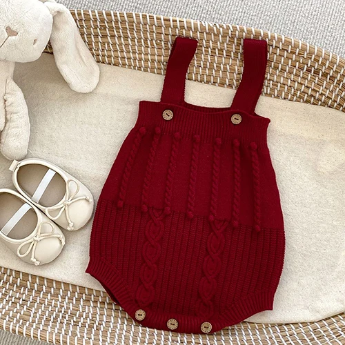 M2061 Romper red