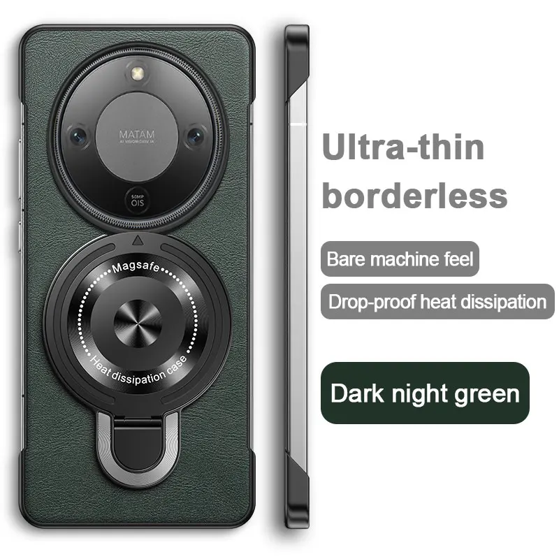 حافظة لهاتف Honor X9D حامل مغناطيسي بدون إطار من ج...