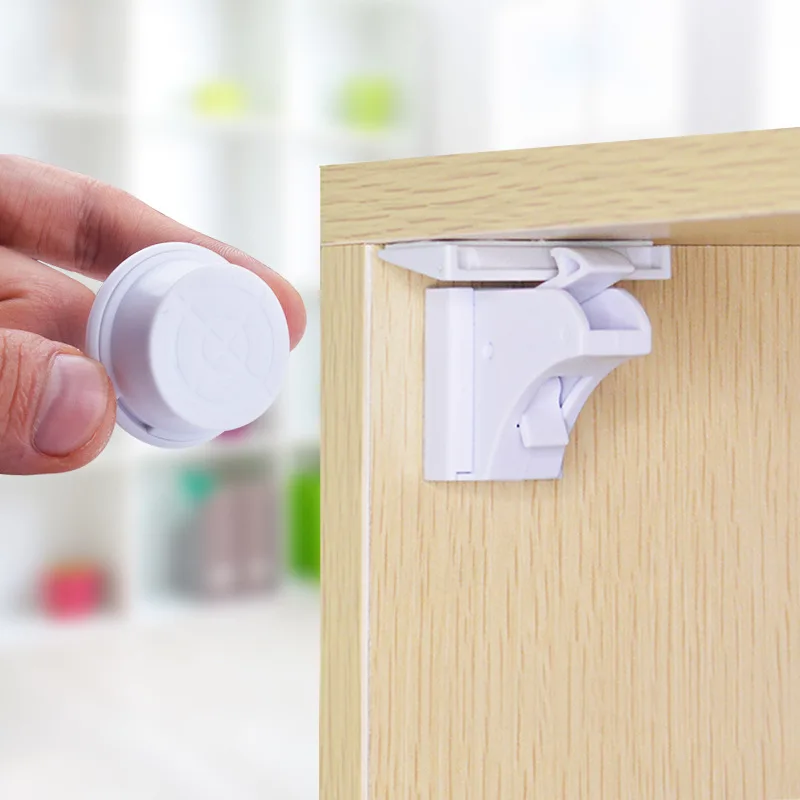 

Children's Invisible Drawer Safety Lock Built-in Children's Drawer Lock Seamless Tape No Punching Security Protection Home