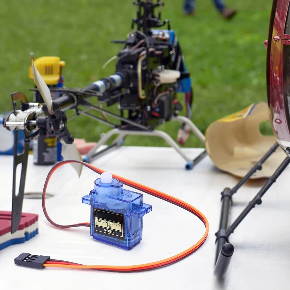 1-20PCS SG90 9G Steering Engine Fixed-Wing Servo Motor Controls 180/360 Degrees for RC Helicopter Aircraft Airplane