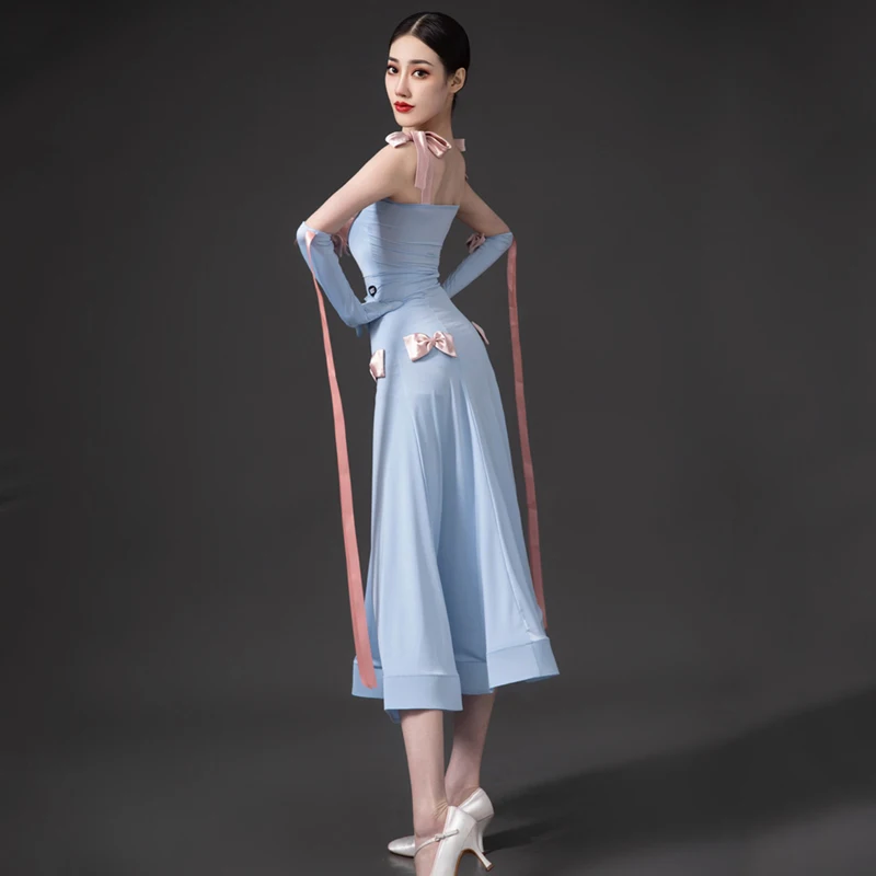 Modern Dance Clothes For Women National Standard Dance Performance Costumes Chacha Rumba Ballroom Dresses DN14906