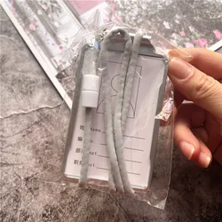 Elegant Aluminum Alloy ID Badge Holder with Lanyard - Luxury Office Accessory (Gray)
