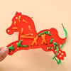 Montessori Sensory Toys Early Learning Basic Life Skills Busy Board Kids Lacing Threading Game Educational Gifts 6