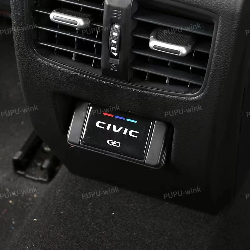 Compatibel met Honda Civic 11e generatie 2021-2023 Piano Black