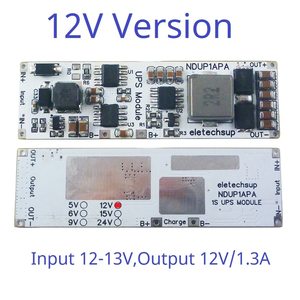 Universal UPS Power Module with Lithium Battery Charge & Discharge Board