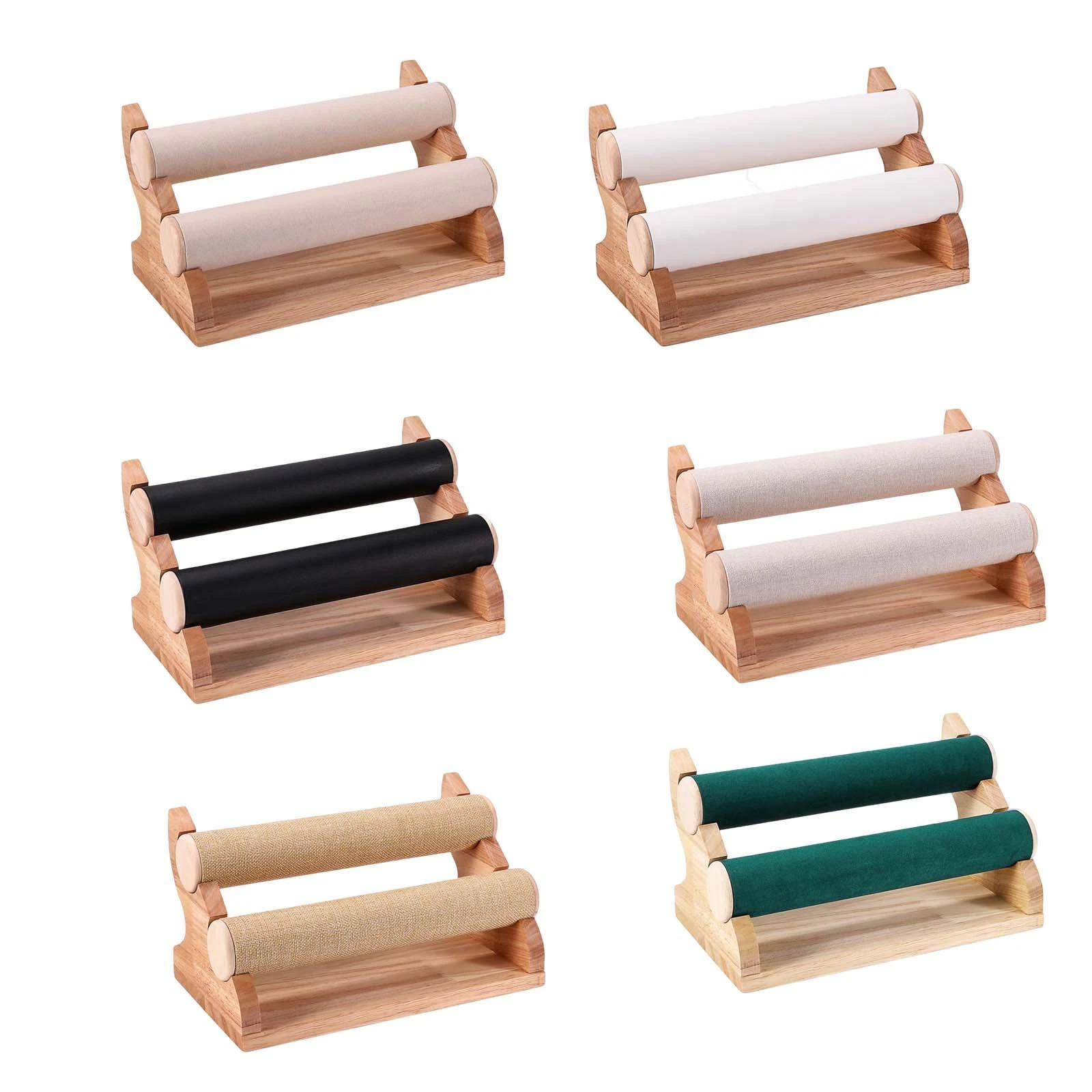 Expositor organizador de para tobilleras, soporte para Scrunchie, soporte de exhibición de joyería, pulsera, cadena de reloj para espectáculos artesanales de escritorio| | - AliExpress