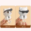 Cartoon Cat Hook Self Adhesive Dormitory Bedroom Door Hangers Hooks Key Umbrella Towel Cap Coat Rack Wall Decoration Rack 3
