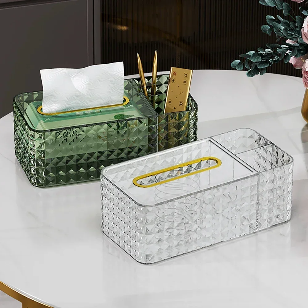 

Box Table Toilet Decoration Organizers Box Holders For Tissue Cover Living Home Desktop Tissue Room Storage Luxury Holder Napkin