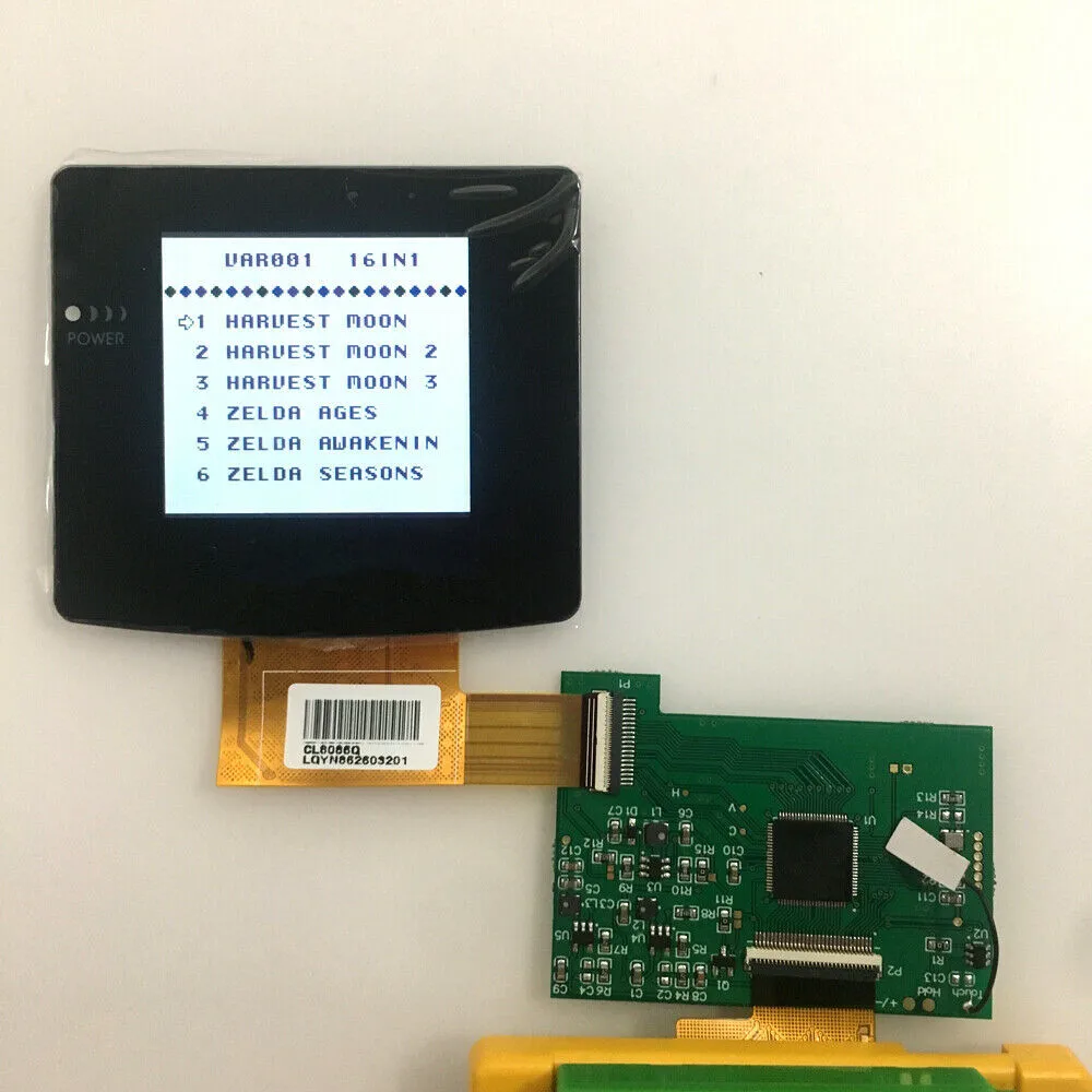 High Light IPS Backlight LCD Screen Kit For Game Boy Color GBC Game Console