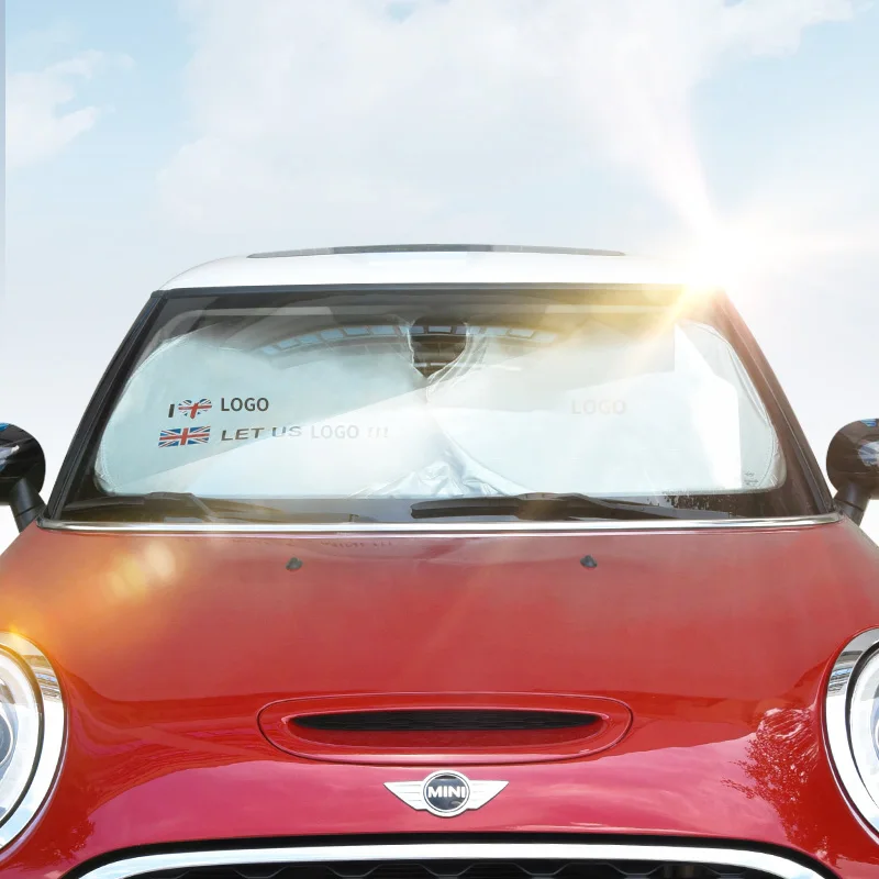 

Автомобильный солнцезащитный козырек, УФ-защита, складные автомобильные передние солнцезащитные козырьки на лобовое стекло, козырек для MINI COOPER, универсальные аксессуары для интерьера