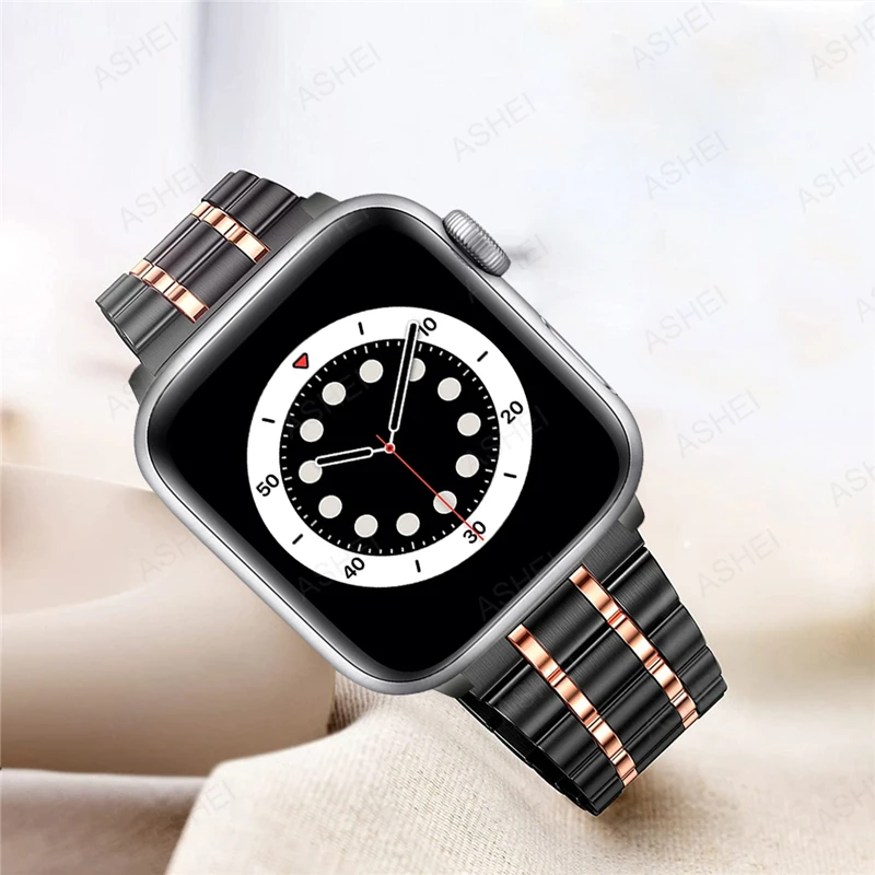 

Ремешок из нержавеющей стали для apple watch 7 6 44 мм 45 мм 40 мм 41 мм