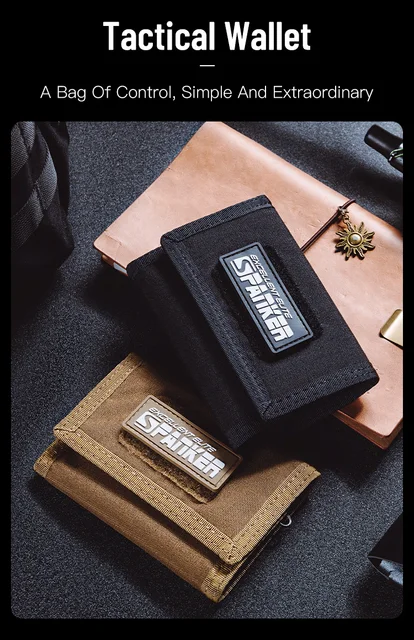 OneTigris Portafoglio EDC Impermeabile - Portacarte Compatto Con Cerniere YKK, Nylon 500D - Foto 11