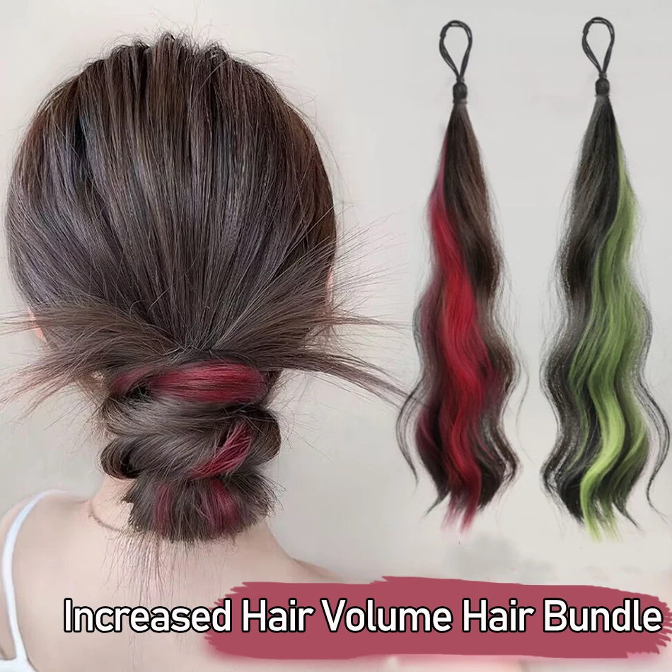 وصلات شعر بني أسود مموج