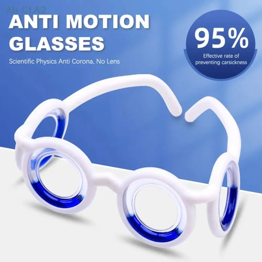 Portable Anti-Dizziness Eyewear Natural Nausea Relief Glasses for Kids Adults Carsickness Airsickness Seasickness